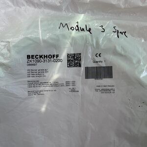 Beckhoff ZK1090-3131-0200 | 20m M8 4-Pin Male to Male Cordset – Double-Ended